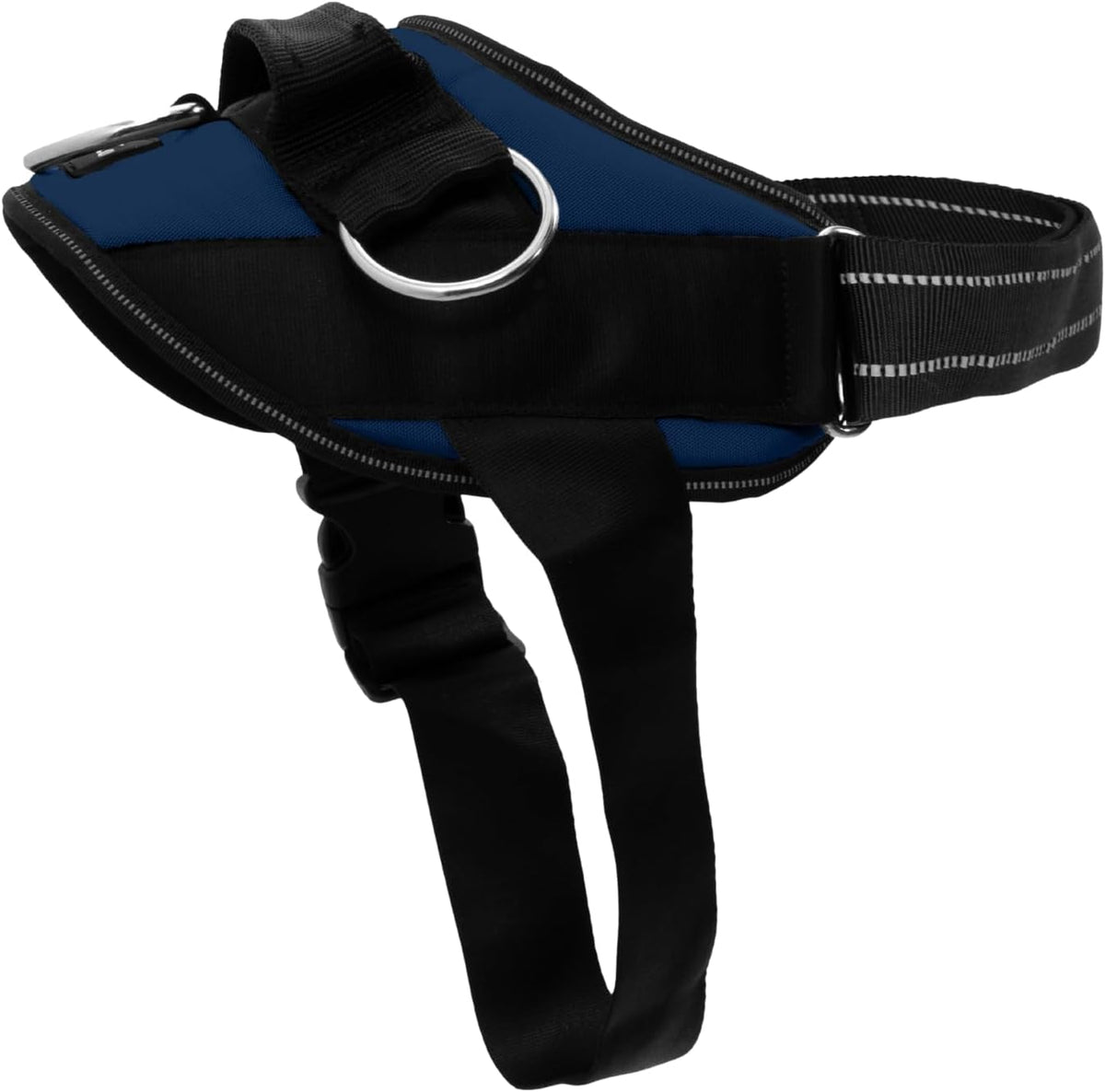 ShawnCo Essential Dog Harness, No-Pull Pet Vest (Pacific Blue,M) | 3 Leash Clips, Easy On, No-Choke, Reflective, Adjustable Fit, Padded Comfort, Control Handle, For Small, Medium & Large Dogs