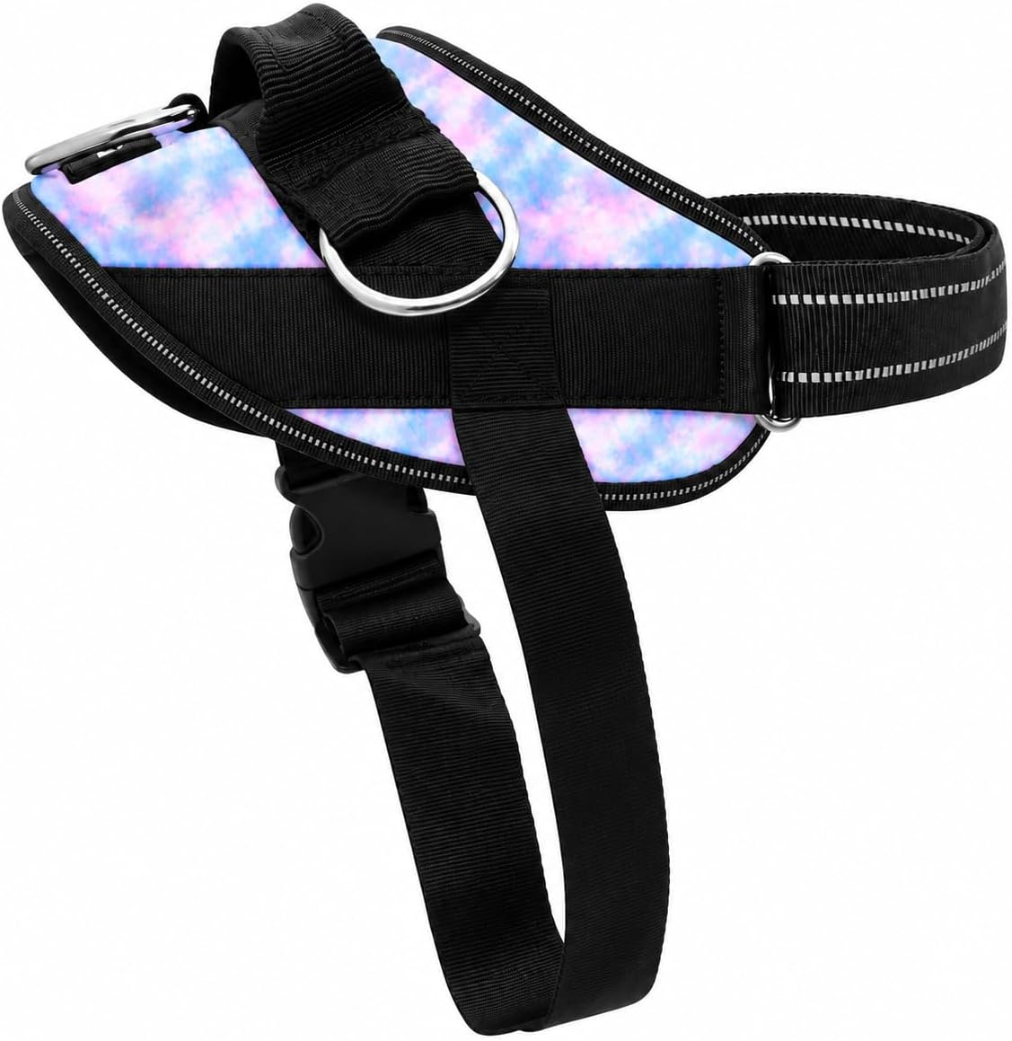 ShawnCo Essential Dog Harness, No-Pull Pet Vest (Oceanic Blue,S) | 3 Leash Clips, Easy On, No-Choke, Reflective, Adjustable Fit, Padded Comfort, Control Handle, For Small, Medium & Large Dogs
