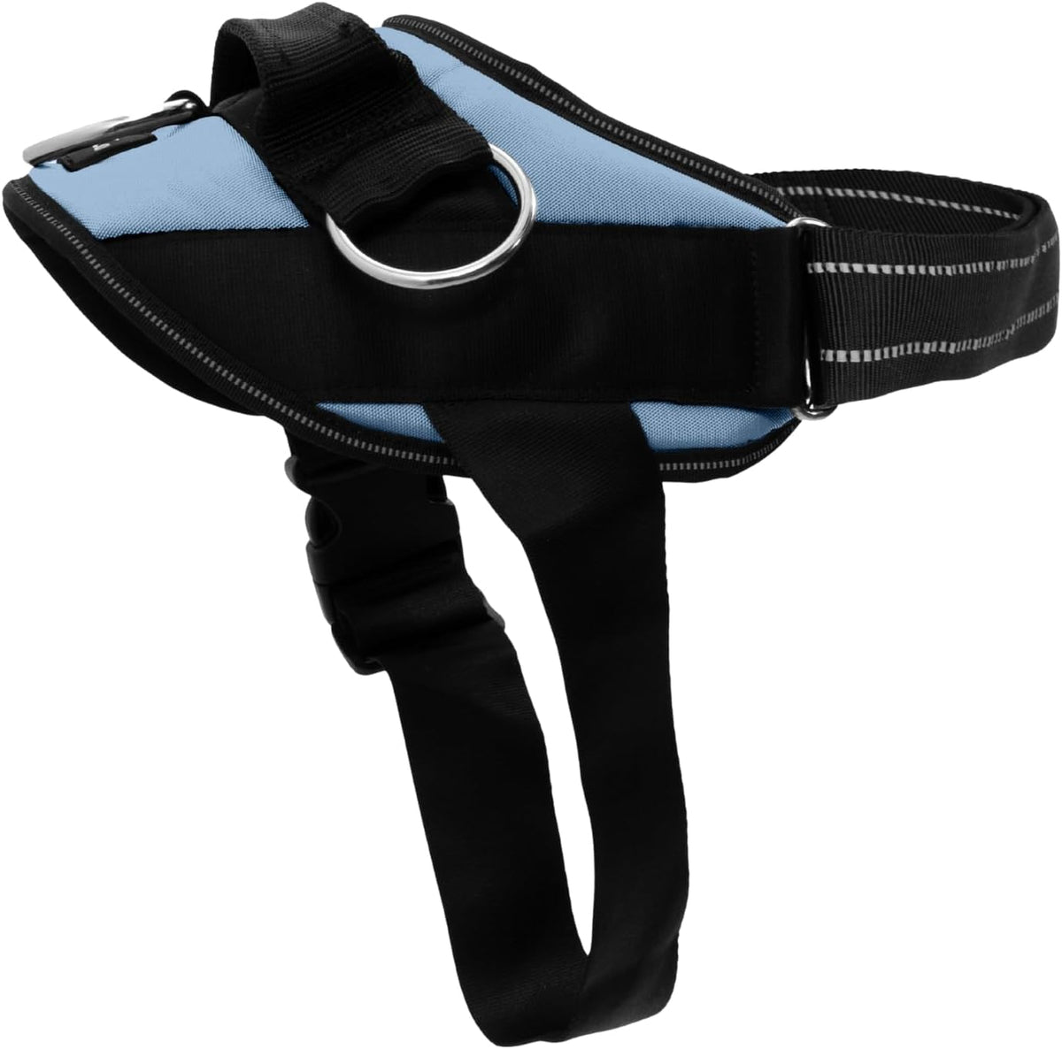 ShawnCo Essential Dog Harness, No-Pull Pet Vest (Oceanic Blue,S) | 3 Leash Clips, Easy On, No-Choke, Reflective, Adjustable Fit, Padded Comfort, Control Handle, For Small, Medium & Large Dogs