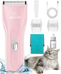 oneisall Pet Clippers for Cat Matted Hair, Quiet Pet Shaver for Cats | Waterproof Cordless Cat Clippers for Matted Long Hair with Storage Bag,Lightweight and Easy to Use for Cat, Pet, Small Dog