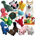 LEGEND SANDY Squeaky Plush Dog Toy Pack for Puppy, Small Puppy Chew Toys | 12 pcs Puppy Toys, Dog Toys Bulk with Squeakers, Cute Soft Pet Toy for Small Medium Size Dogs, Gift fot Pet