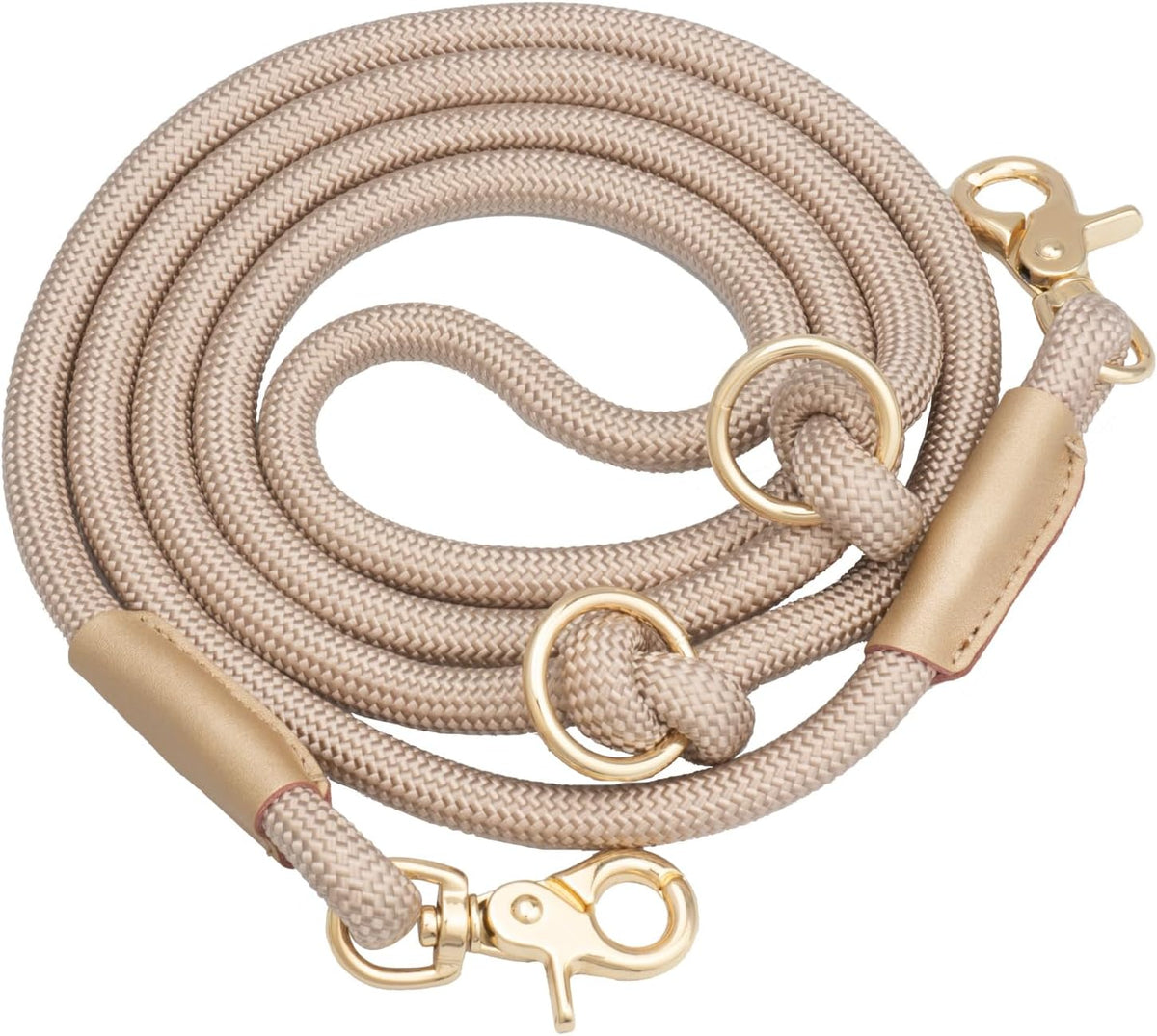 Hands Free Dog Leash 7FT, Nylon Rope Waist Leash for Dog Walking Running