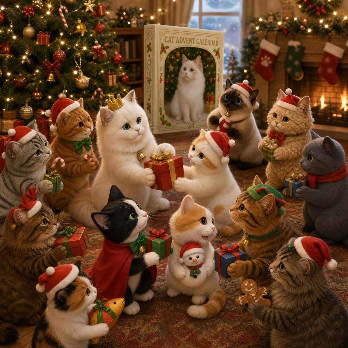 😺2026 Cat Countdown Advent Calendar