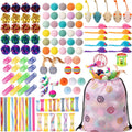 Leitee 151 Pcs Cat Interactive Toys for Indoor Cats Bulk with Gift Storage Bag Kitten Toys Stuff Gift Set Including Springs Mice Balls Bells Sisal Ball for Indoor Kitty Play Exercise (Bright)