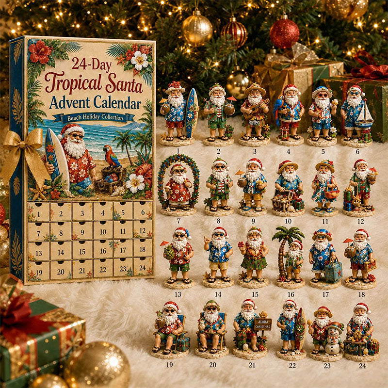 😍🎅24 Days Christmas Santa Acrylic Ornament Advent Calendar