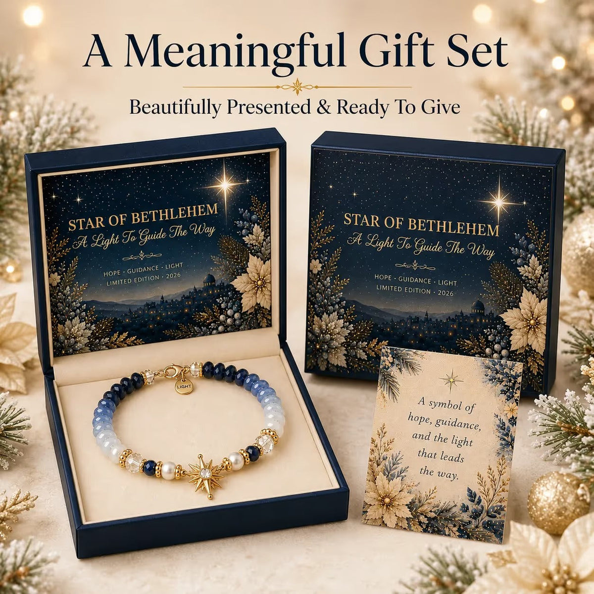 ✝️ Christmas Blessings Bracelet Set 🎄 | Wear the Faith. Share the Blessing.